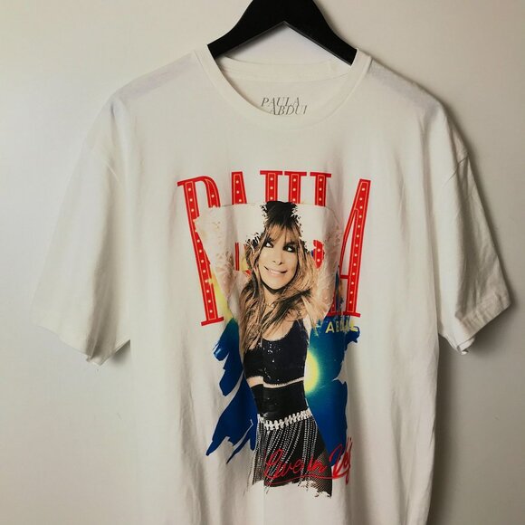 Paula Abdul T Shirt Rap Tee Graphic White Large L - Picture 10 of 13